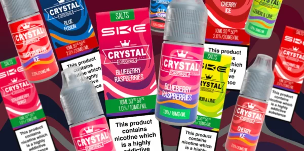 SKE CRYSTAL NIC SALTS ELIQUID (4 for £10)